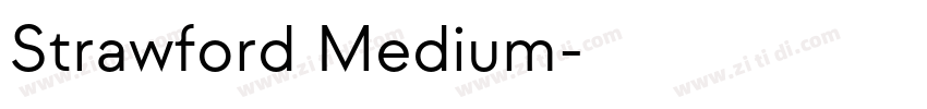 Strawford Medium字体转换 Strawford Medium字体转换
